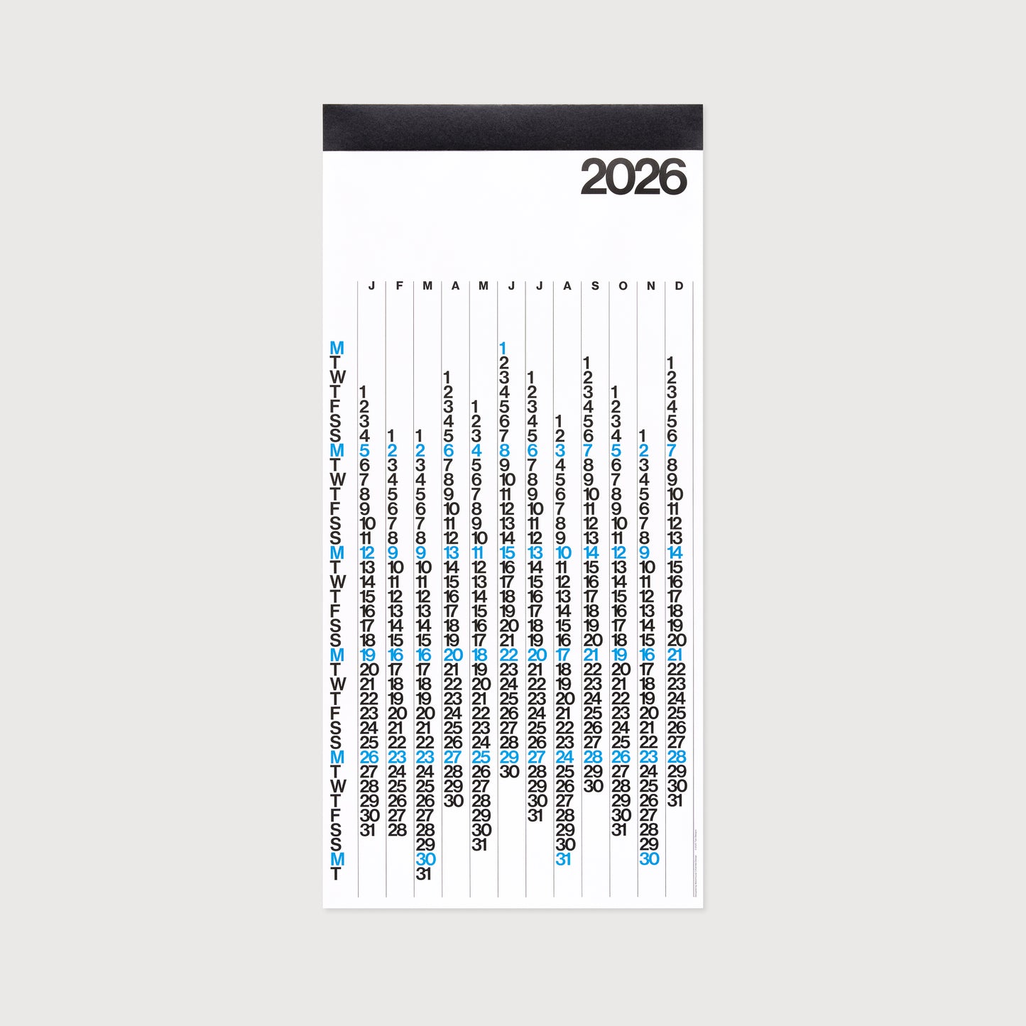 V 日曆 2026